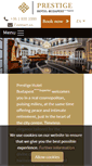 Mobile Screenshot of prestigehotelbudapest.com